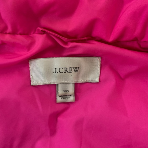 J Crew Hot Pink Vest 💕 Size XXS - Picture 4 of 4